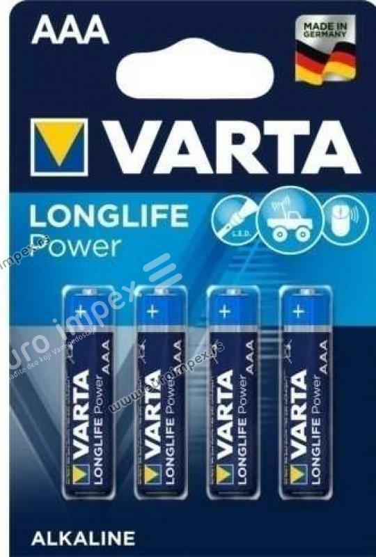 LONGLIFE POWER LR03 AAA alkalna baterija HE VARTA