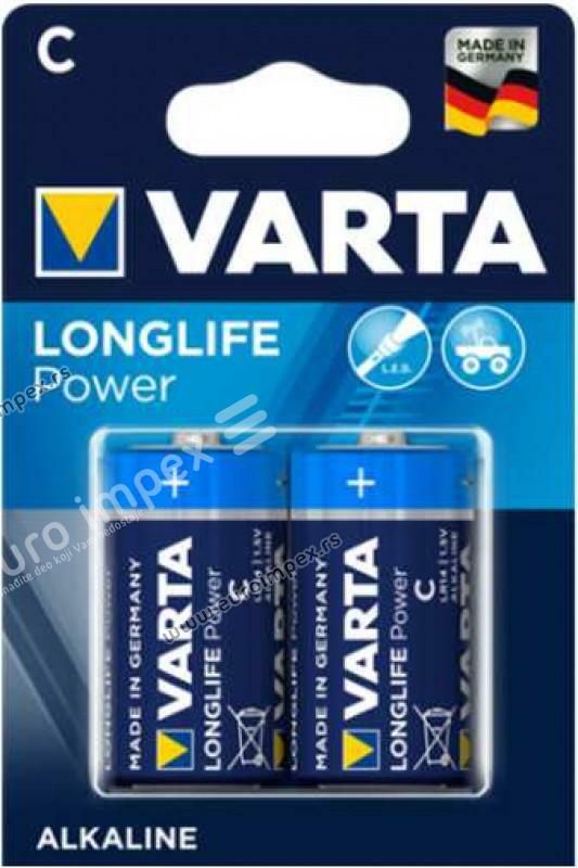 LONGLIFE POWER LR14 C 1,5V alkalna baterija HE VARTA